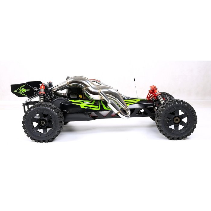 RovanSports Baha Edelstahl-Auspuffrohr mit Schalldämpfer S.S. Torque