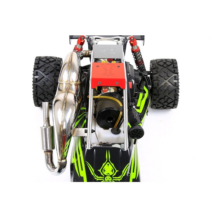 RovanSports Baha roestvrijstalen uitlaatpijp met demper S.S Torque