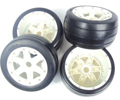 RovanSports 5B whole set of slick tyres with nylon hub 4pcs
