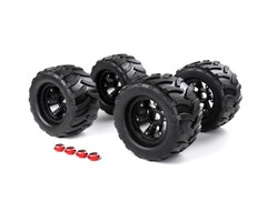 RovanSports Big Monster / Rovan XLT großes Reifenset (220mmx120mm) 4-tlg