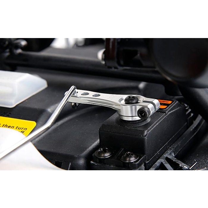 RovanSports  Baha CNC Metal 25T Gasbremse Lenkarm Kleiner Lenkarm / 25T Throttle Brake Steering Arm