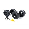 RovanSports Big X tire sets (220x120) for FG  including wheel spacers, wheel nuts and a wheel wrench