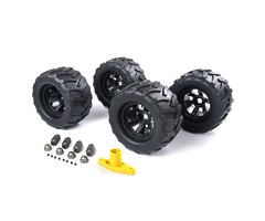 RovanSports Big X tire sets (220x120) for FG  including wheel spacers, wheel nuts and a wheel wrench