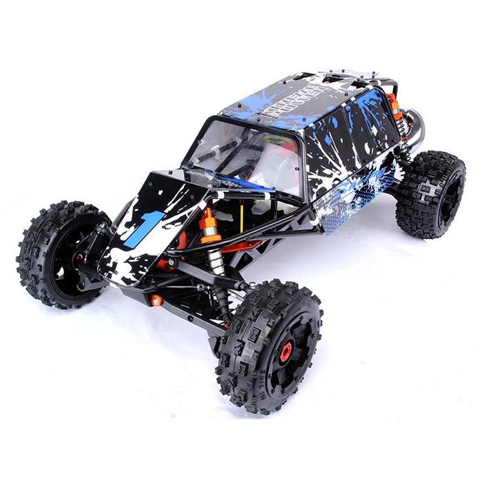 RovanSports Metal roll cage for 5GT (upgrad from 5B to 5GT) in black, blue and red