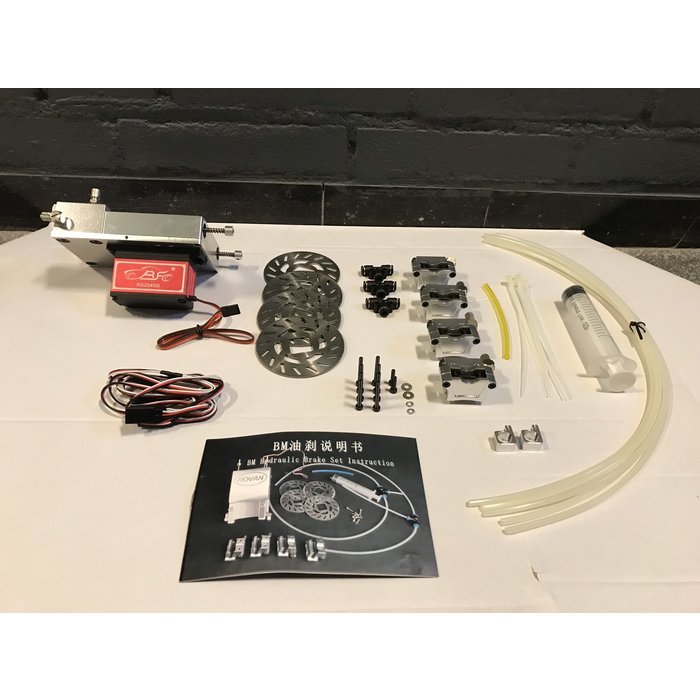 RovanSports BM big foot hydraulische remschijven set vier wielen