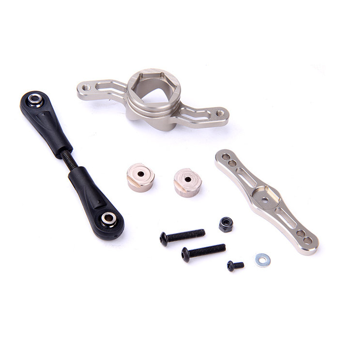 RovanLosi LT CNC metal stud steering arm steering (15T. and 17T,)