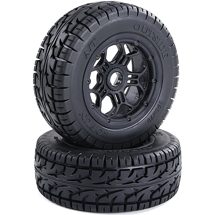 RovanLosi LT / Losi all-terrain 3rd gen.  wheel set A/T all terrain outside 190x70 (SLT/V5/5S universal) 2 pcs