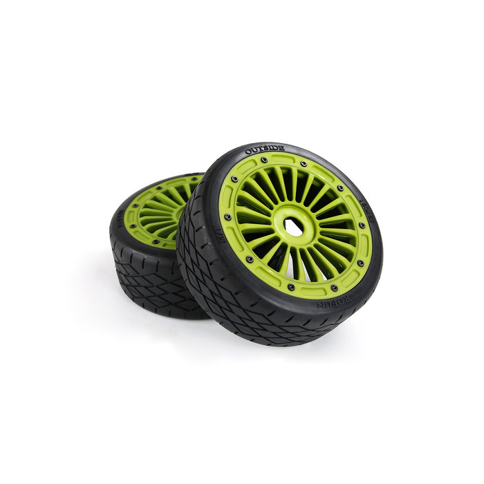 RovanSports F5 second generation high strength nylon wheels complete set 160x65 HT Tire (2 pcs)