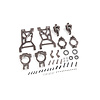 RovanSports F5 CNC metal front arms and wheel bearing set