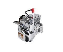 RovanSports LT 36CC dubbele zuigerveer! zilveren 4 bouts easy start motorblok (Walbro 1107 carburateur, NGK bougie)