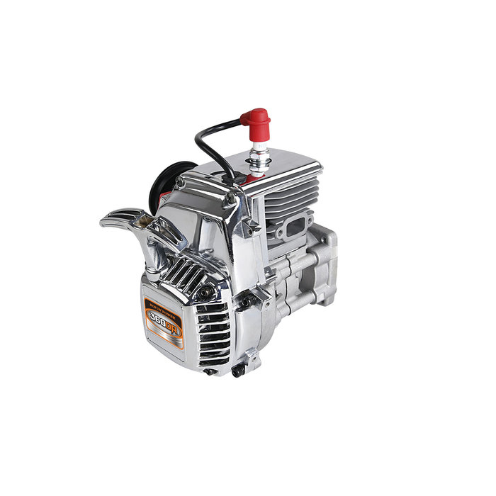 RovanSports LT 36CC Doppelkolbenring! Silber 4 Schrauben Easy Start Motor (Walbro 1107 Vergaser, NGK Zündkerze)
