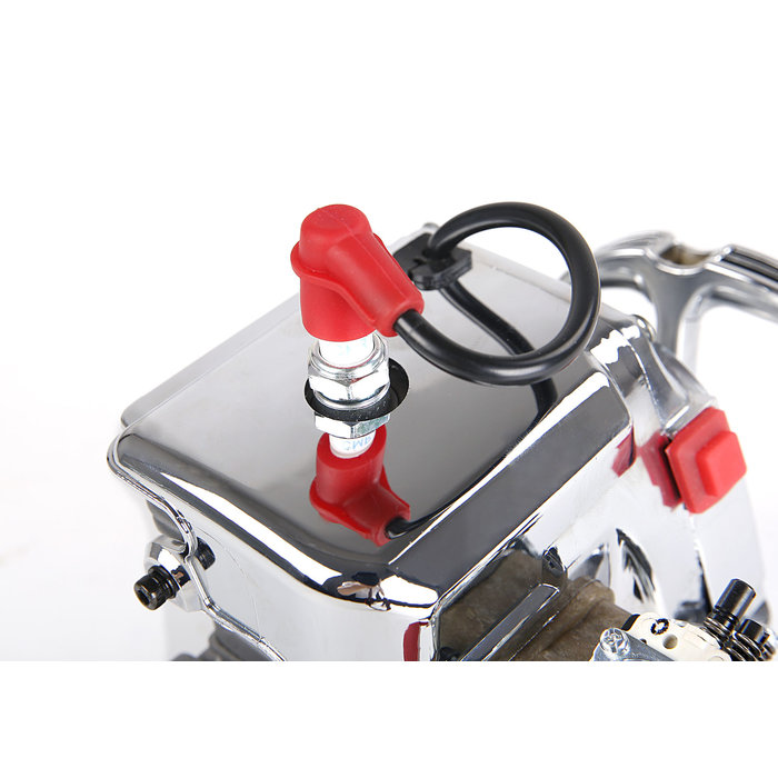 RovanSports LT 36CC dubbele zuigerveer! zilveren 4 bouts easy start motorblok (Walbro 1107 carburateur, NGK bougie)