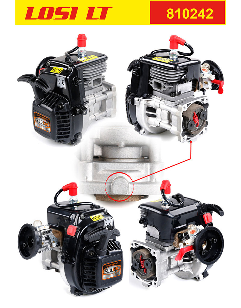 Moteur 45CC 4 Boulons Avec Carbu Walbro Et Bougie NGK – Pour HPI Baja 1/5