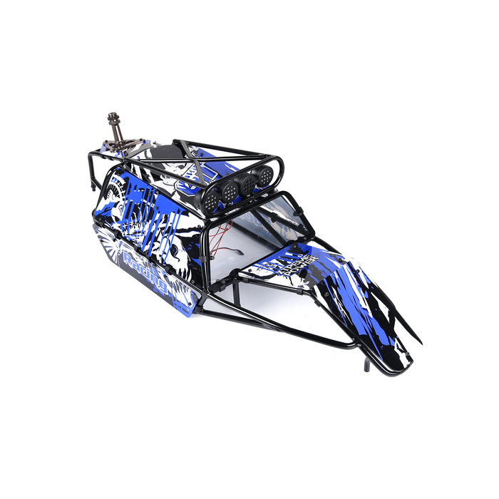 RovanSports GT pig roll cage complete with panels, lamps and spare wheel holder