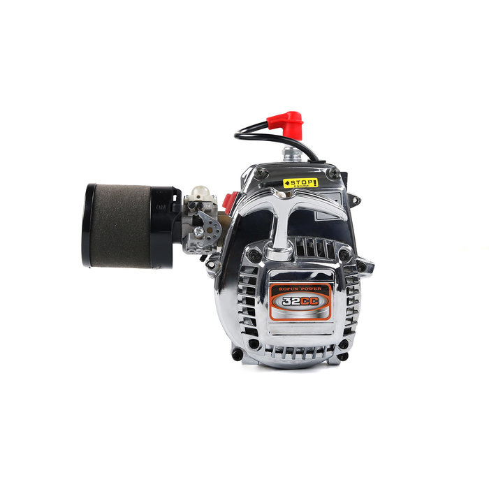 RovanSports Rovan 32CC 4 bolts engine block chrome, easy tot start engine