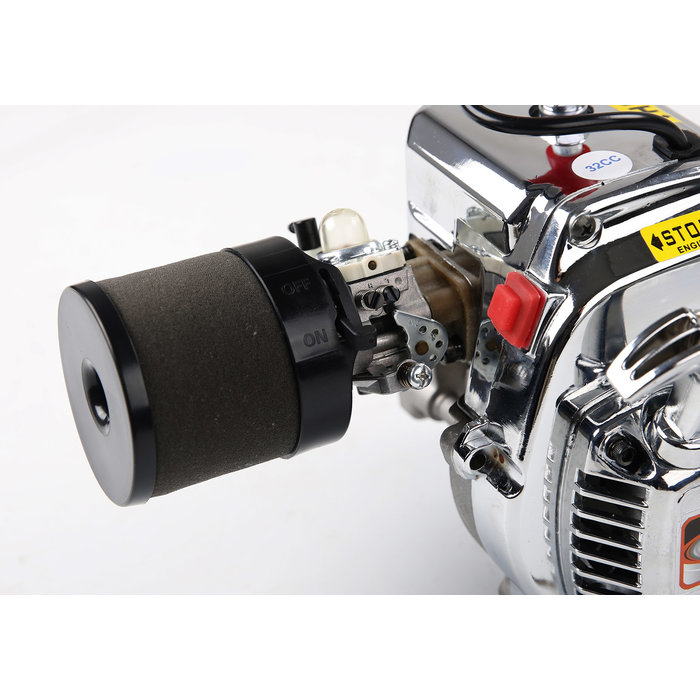 RovanSports Rovan 32CC 4 bolts engine block chrome, easy tot start engine