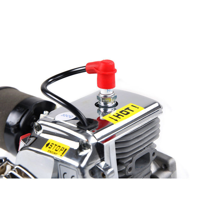 RovanSports Rovan 32CC 4 Schrauben Motorblock Chrom, easy tot start engine