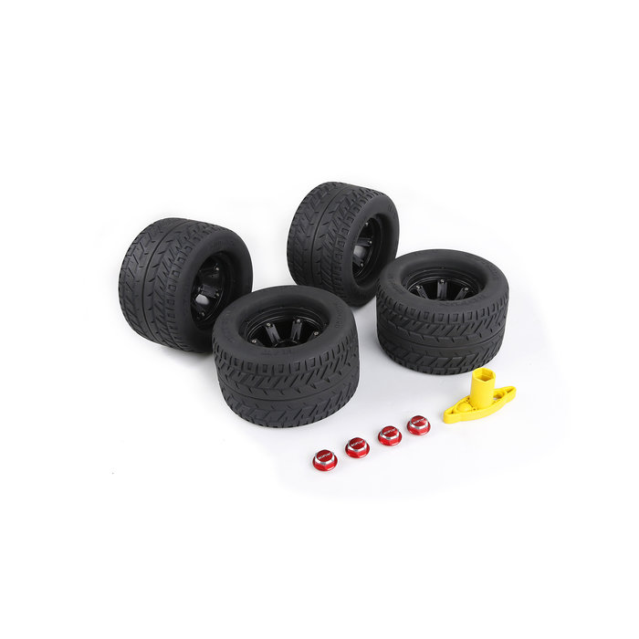 RovanSports Traxxas MAX-X road tires wheels set (200x120)