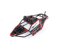 RovanSports 5TS metalen rolkooi met panelen + lampen en reservewiel houder