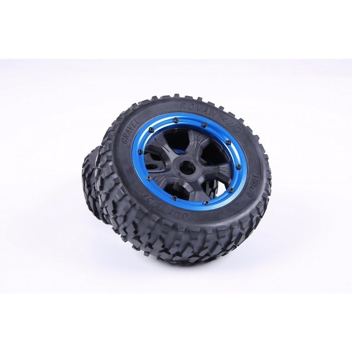 CNC ALLOY wheel beadlocks set  fit all Rovan baha and LT trucks wheels  ( 4 pcs. - for 2 wheels inside and outside)