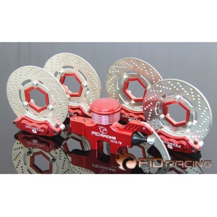 FIDRacing Front/rear hydraulic brake(7075-T6material)