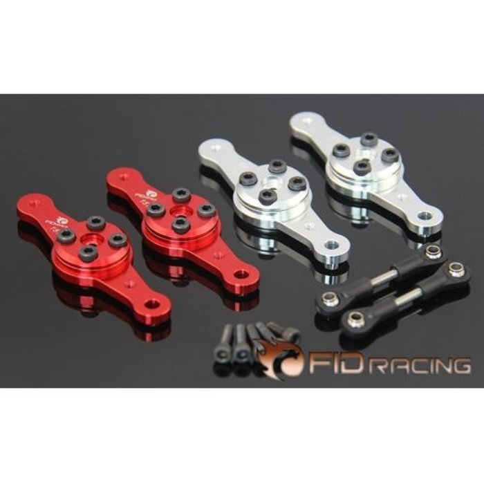 FIDRacing Adjustable Steering Servo arm for dual servo tray