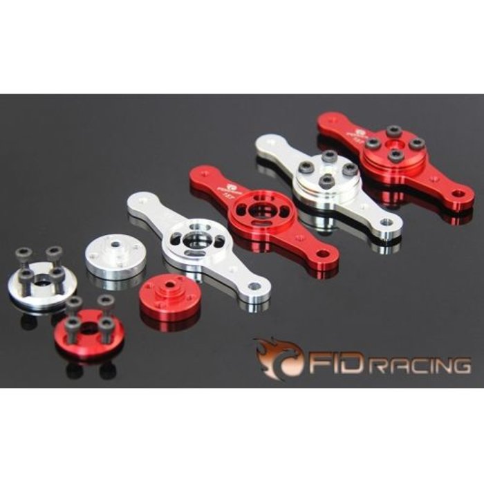FIDRacing Adjustable Steering Servo arm for dual servo tray
