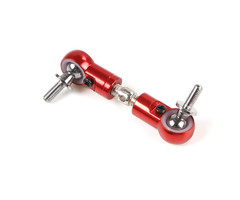 RovanSports BAHA CNC Aluminium Lenkstange / Turnbuckle – Rot / Silber