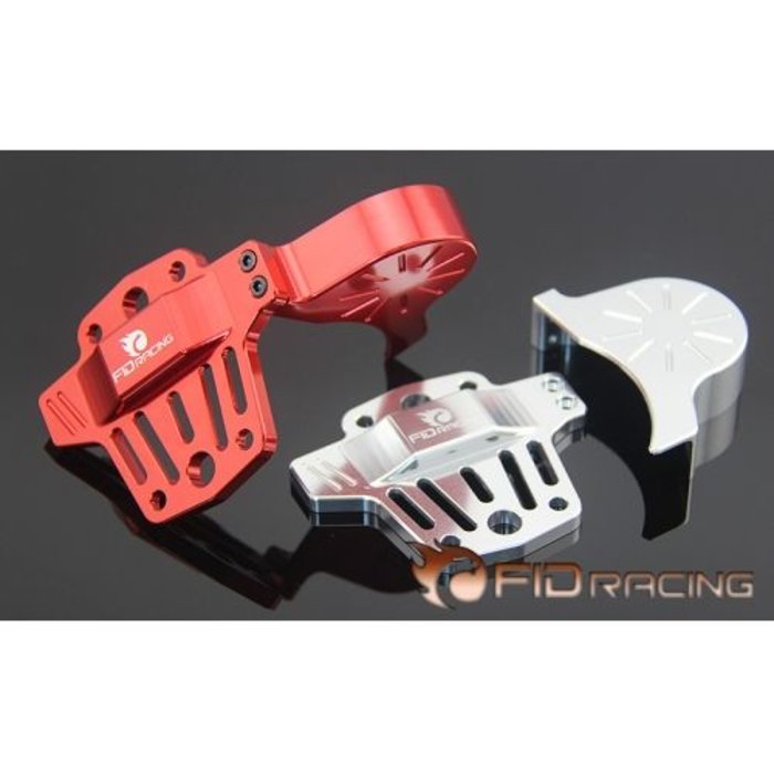 FIDRacing 5IVE T Center differential brace V2 & gear cover