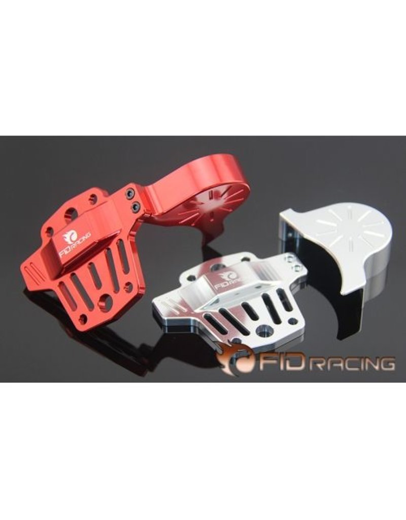 FIDRacing 5IVE T Center differential brace V2 & gear cover