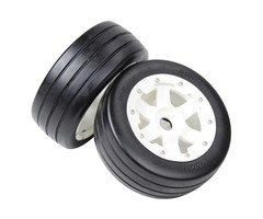 RovanSports 5B front slick tyres set with nylon hub / smooth tire 170x60 (2pc.)