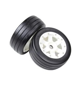 Rovan Sports 5B front slick tyres set with nylon hub / smooth tire 170x60 (2pc.)