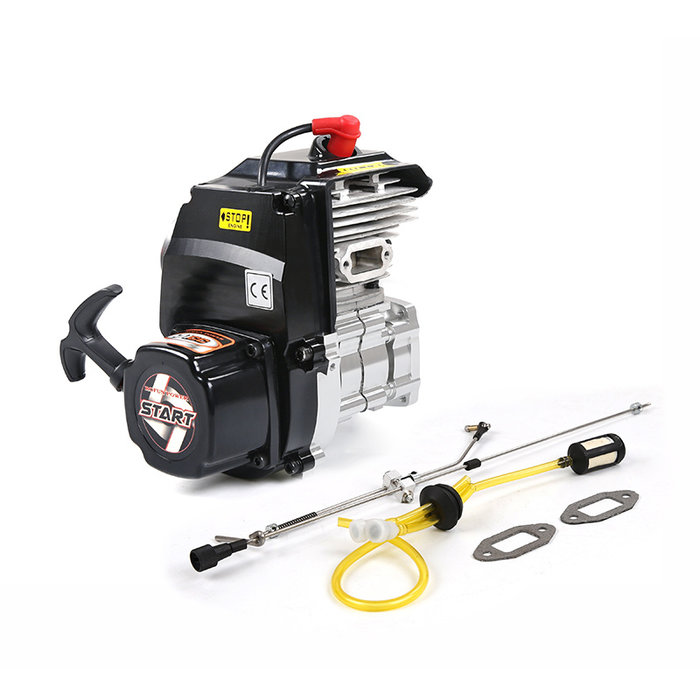 71cc vier bouts tweetakt luchtgekoelde motor (Walbro WJ71 carburateur en NGK bougie) voor BAHA en Losi