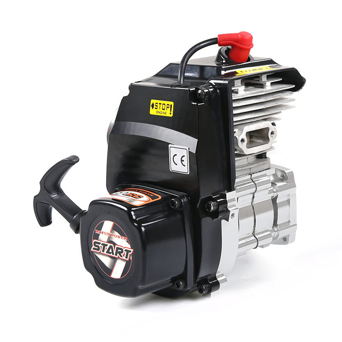 71cc vier bouts tweetakt luchtgekoelde motor (Walbro WJ71 carburateur en NGK bougie) voor BAHA en Losi