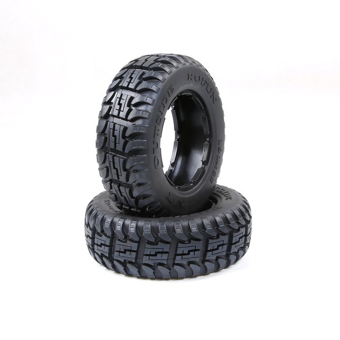 BAHA 5T/5SC full terrain front tyres skin set (190x65) 2pc.