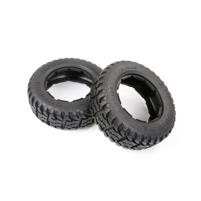 BAHA 5T/5SC full terrain front tyres skin set (190x65) 2pc.