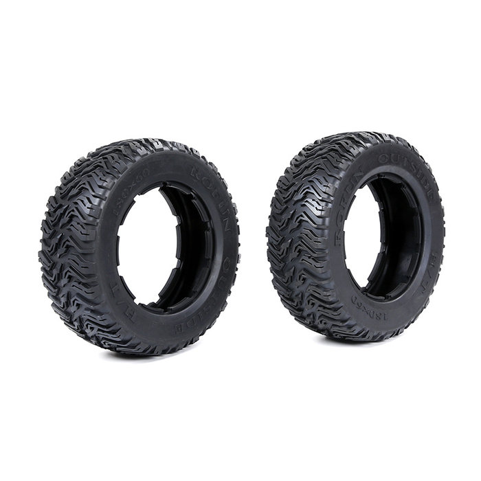BAHA 5T/5SC/5FT third-generation road tires 180*60 (2pcs) / voorbanden