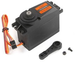 60kg metal gear servo with plastic shell (15T/17T double sides arm) Fit for both Baja and LT