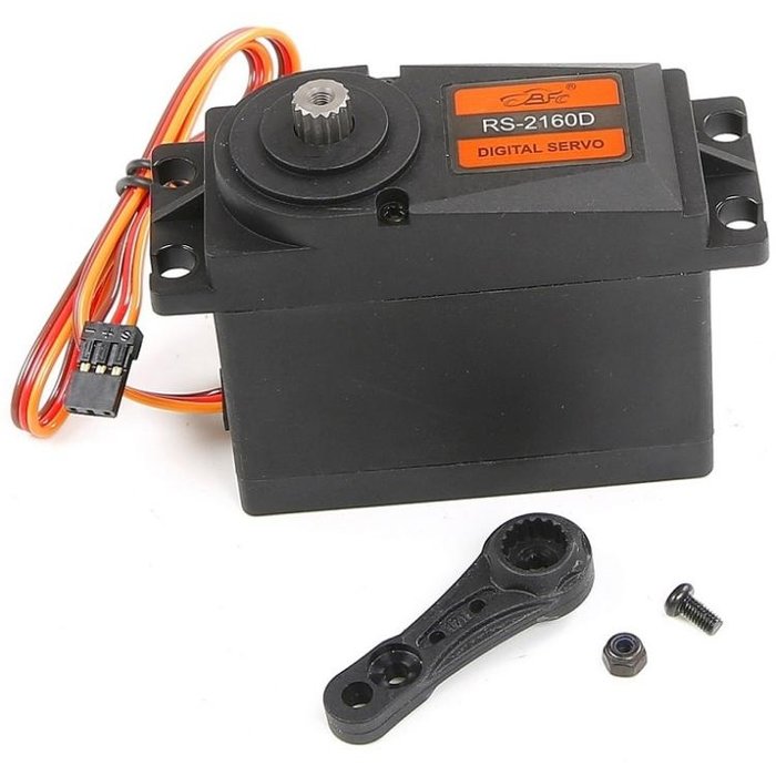 60kg metal gear servo with plastic shell (15T/17T double sides arm) Fit for both Baja and LT
