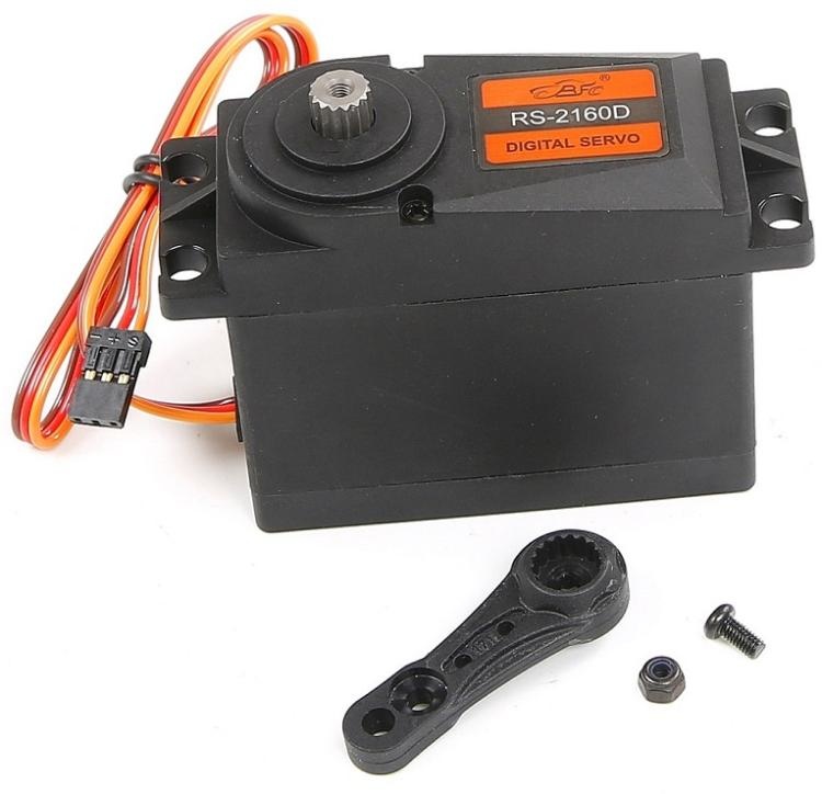 60kg metal gear servo with plastic shell (15T/17T double sides arm) Fit