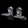 Losi 5ive T / Rovan LT chrome wheelset complete with beadlocks