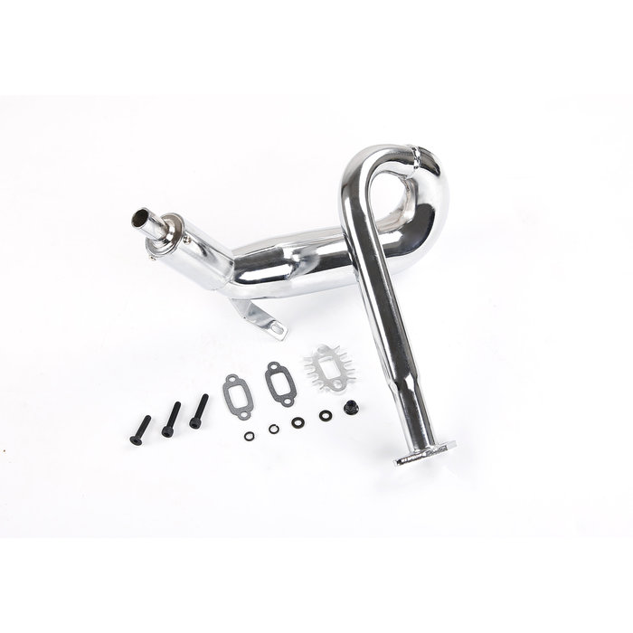 BAHA dominator pipe with muffler (chrome)