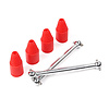 9mm shaft pin press-fit half shaft kit with black or red axle boot