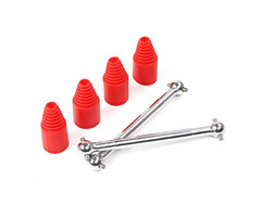 9mm shaft pin press-fit half shaft kit with black or red axle boot