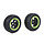 BAHA 5T / 5SC / 5FT derde generatie straatband achterwiel 180x70 (2 stuks) zwarte velgen met verschillende kleuren beadlocks