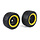 Baha 2nd Gnt AT (All Terrain) Hinterräder 170x80 (2 Stück) mit schwarzer Felge und verschiedenfarbigen Beadlocks
