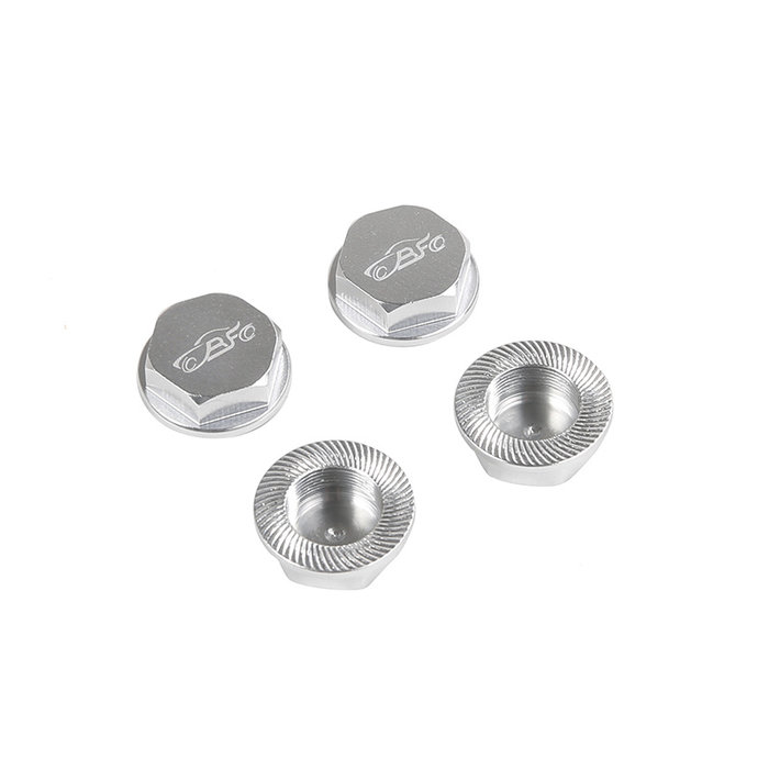 Baha CNC aluminium wielmoeren in verschillende kleuren (4 stuks)