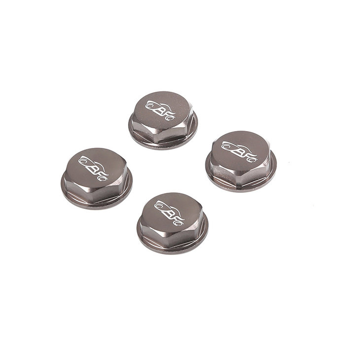 Baha CNC Aluminium Radmuttern in verschiedenen Farben (4 Stück)