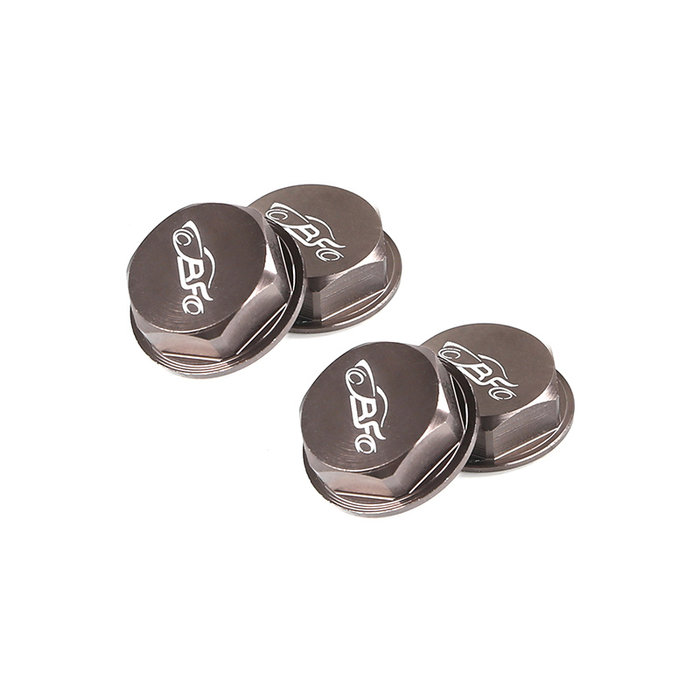 Baha CNC aluminium wielmoeren in verschillende kleuren (4 stuks)