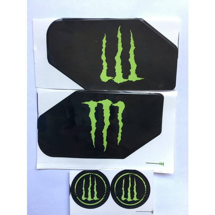 BAHA 5B rear wing set / wing complete wing with all accessories to assemble and with side stickers in various  colors